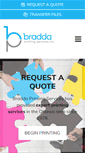 Mobile Screenshot of braddaprinting.com